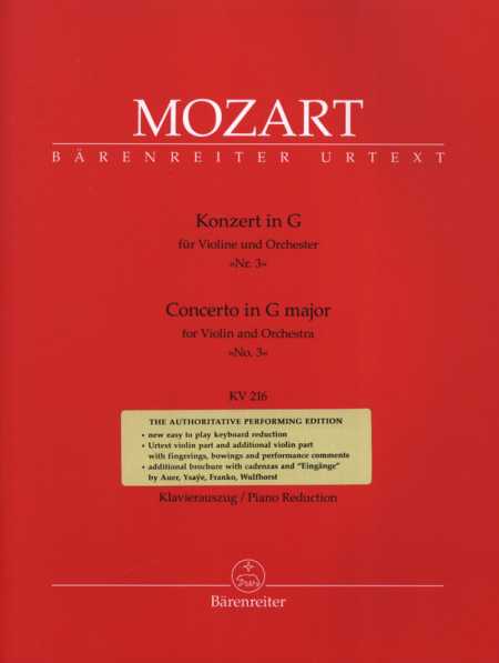  Konzert in G dur fūr Violine und Orkester №3